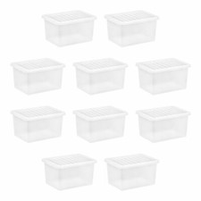 10 x 25L Crystal Clear Plastic