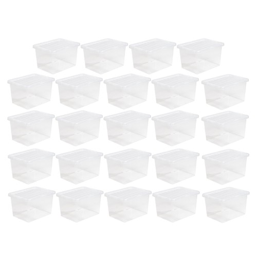 Pack clear storage boxes - storage,
