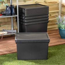 45 Litre Black Storage Box