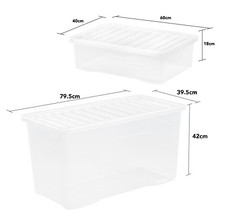 32L 110L Clear Plastic