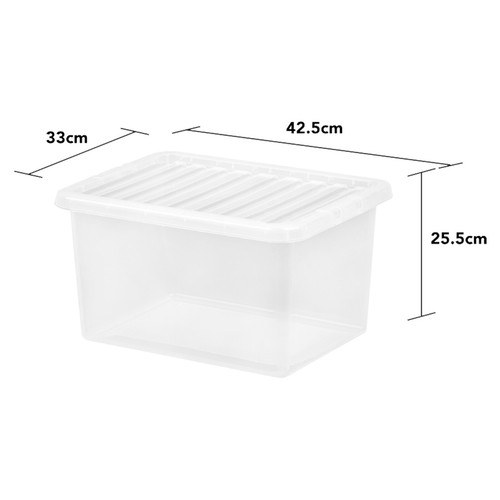 25l clear plastic - 25l,